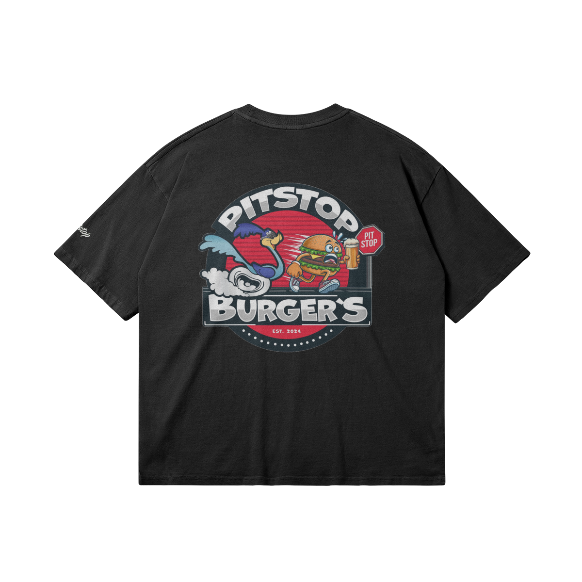 Pitstop Burger's Faded tee