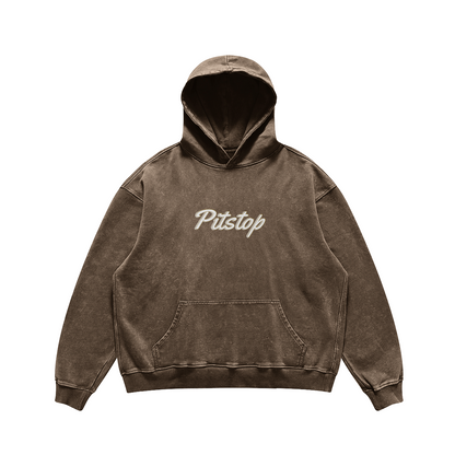 Retro washe hoodie