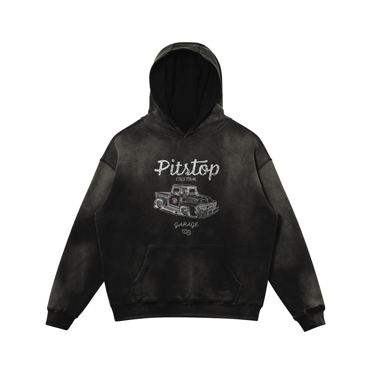 Pitstop garage hoodie